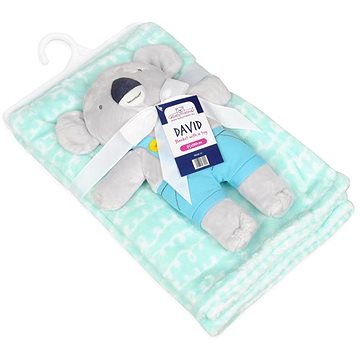 

BABYMATEX Deka s hračkou Koala Mint 75 x 100 cm
