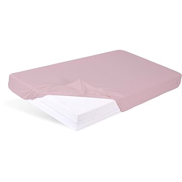 

BABYMATEX Prostěradlo ochranné s gumičkou Bamboo starorůžové 60x120 cm