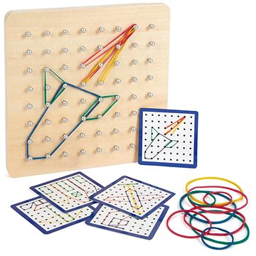 

Small Foot Dřevěná deska Geoboard