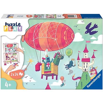 

Ravensburger 055968 Puzzle & Play Královská grilovačka 2x24 dílků