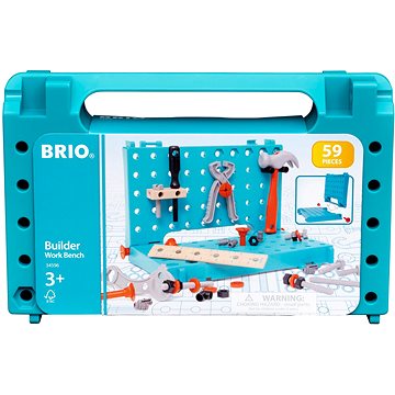 

BRIO 34596 Stavebnice BRIO BUILDER Pracovní stůl s nářadím