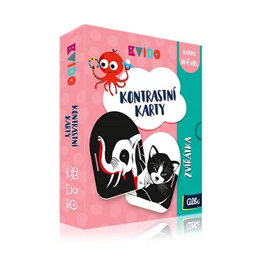 

ALBI Kvído - Kontrastní karty zvířátka