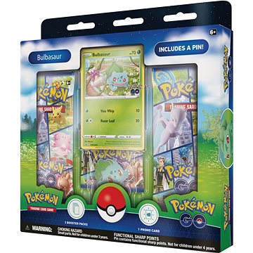 Pokémon TCG: Pokémon GO - Pin Box - Bulbasaur - Karetní hra