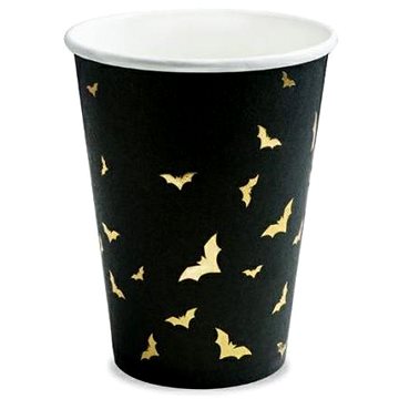 

Papírové kelímky - netopýři - halloween - 220 ml - 6 ks