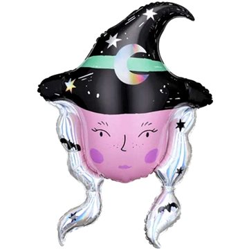 

Foliový balónek klobouk - halloween - čarodějnice - 60 cm
