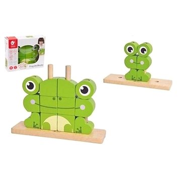 

Teddies Skládanka Žába dřevo 17ks