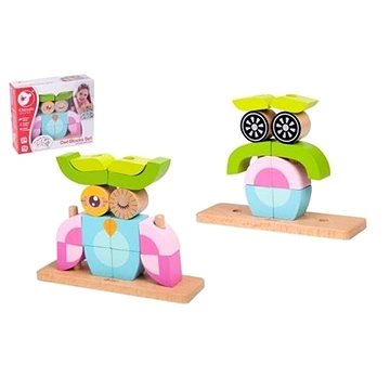 

Teddies Skládanka Sova dřevo 19ks