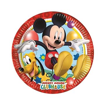 Talíře myšák Mickey Mouse 23 cm, 8 ks