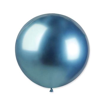 

Balónky chromované 5 ks modré lesklé - 80 cm