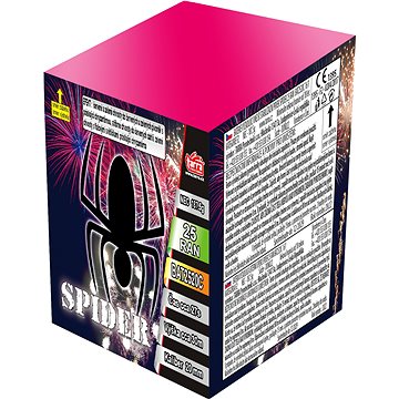 

Ohňostroj - Baterie výmetnic spider 25 ran