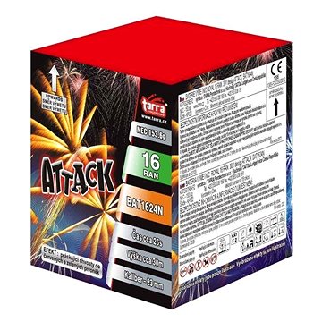 

Ohňostroj - Baterie výmetnic attack 16 ran