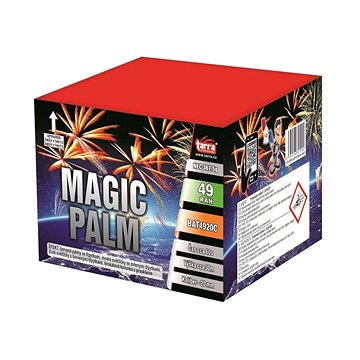 

Ohňostroj - Baterie výmetnic magic palm 49 ran