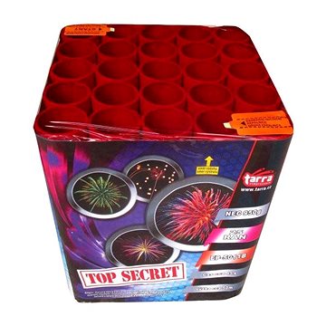 Ohňostroj - Baterie výmetnic top secret 25 ran