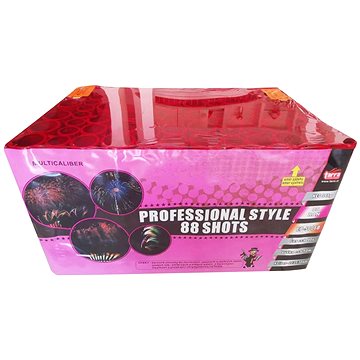 

Ohňostroj - Baterie výmetnic professional style box 88 ran