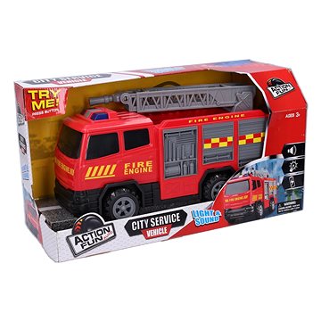 

Auto hasiči na setrvačník s efekty 30 cm
