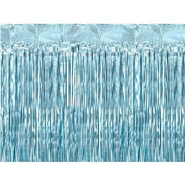 Párty závěs 90 x 250 cm - nebesky modrá (tiffany)