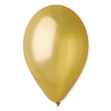 

Balonky metalické 100 ks zlaté - průměr 26 cm
