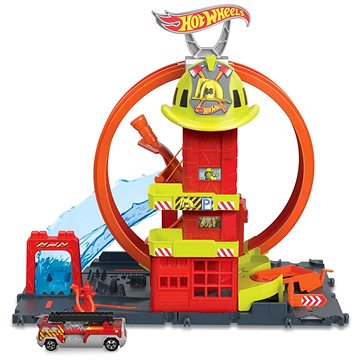 

Hot Wheels City Super hasičská stanice se smyčkou