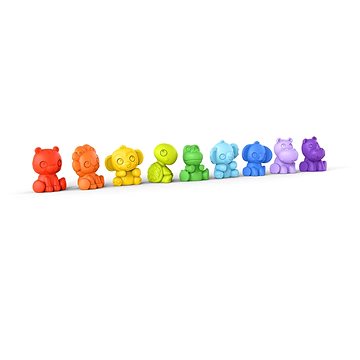 

BRIGHT STARTS Hračka zvířátka set 9 ks TropicAnimals, 3m+