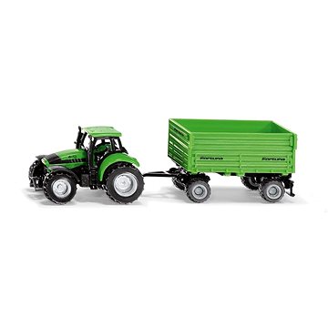 

Siku Blister - traktor DEUTZ-FAHR s přívěsem Fortuna