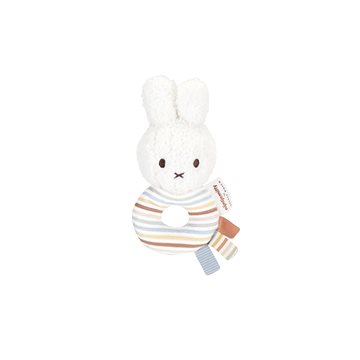 Chrastítko králíček Miffy Vintage Proužky - Chrastítko