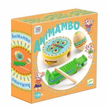 

DJECO Hudebních nástrojů - Tamburína, maracas, guiro