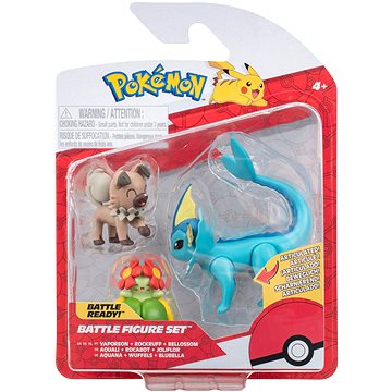 

Pokémon 3ks - Rockruff, Bellossom, Vaporeon