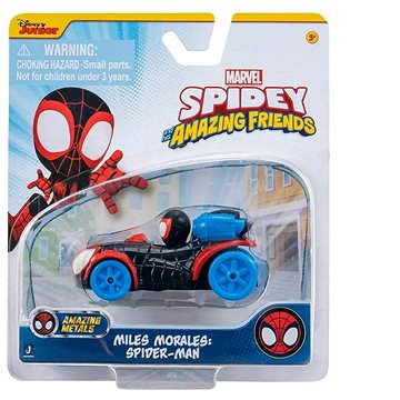 

Spidey Spider-Man Diecast Metal Car 7.5 cm - Miles Morales