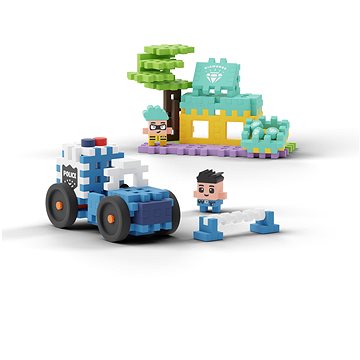 

Mini Waffle City Policejní auto a klenotnictví 80 ks