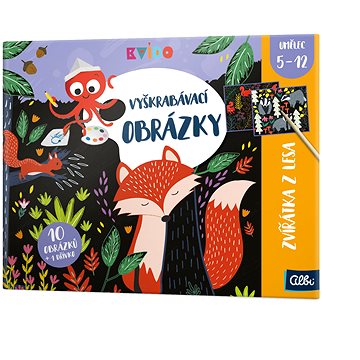 

Kvído - Vyškrabávací obrázky - zvířátka z lesa