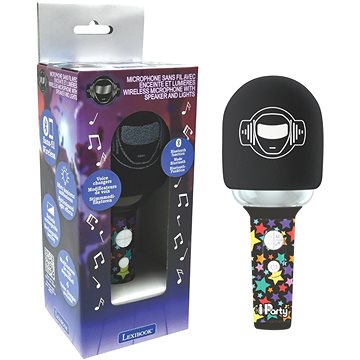 

Bluetooth/Bezdrátový Karaoke Mirofon se zvukem a světelnými efekty
