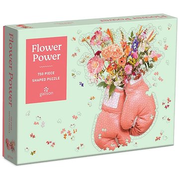 

GALISON Tvarové puzzle Květiny - Síla květin 750 dílků