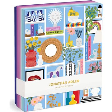 

GALISON Puzzle Umění - Jonathan Adler - Shelfie 1000 dílků