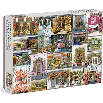

GALISON Puzzle Státy/Města - Rozkvetlý Londýn 1000 dílků