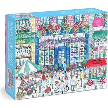 

GALISON Puzzle 2000 dílků, Michael Storrings: Rozkvetlý trh