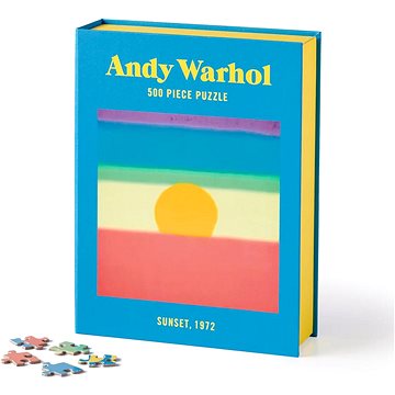 

GALISON Puzzle v magnetické tabulce, Andy Warhol: Západ slunce 500 dílků