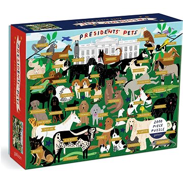 

GALISON Puzzle Mazlíčci prezidentů 2000 dílků