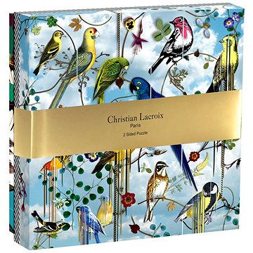 

GALISON Oboustranné puzzle 250 dílků, Christian LaCroix: Ptačí symfonie