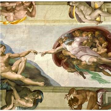 

GRAFIKA Čtvercové puzzle Umění - Stvoření Adama 1000 dílků