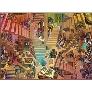 

ANATOLIAN Puzzle Stavby - Knihovna 1000 dílků