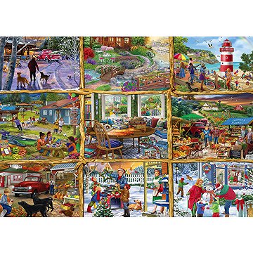 

ALIPSON Puzzle Všechna roční období 1000 dílků