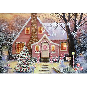 

ALIPSON Puzzle Sladká švestková chata 1000 dílků