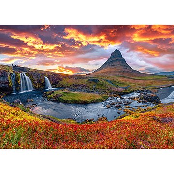 

ALIPSON Puzzle Vodopád Kirkjufellsfoss - Island 500 dílků