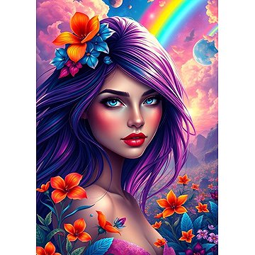 

ALIPSON Puzzle Duhová dívka 500 dílků