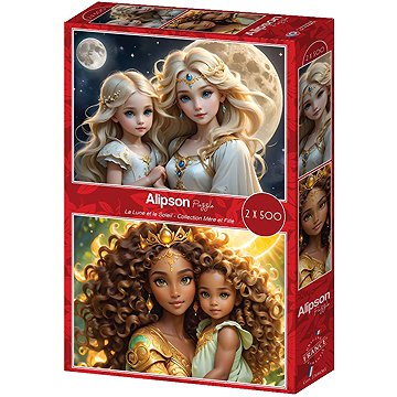 

ALIPSON Puzzle Mere et Fille: La Lune et le Soleil 2 × 500 dílků