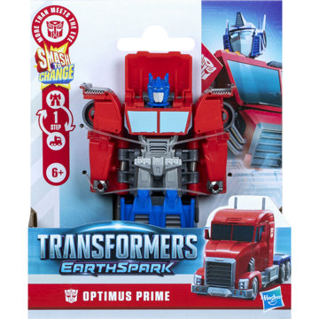 

Transformers Earthspark 1-Step Smash Changers Optimus Prime