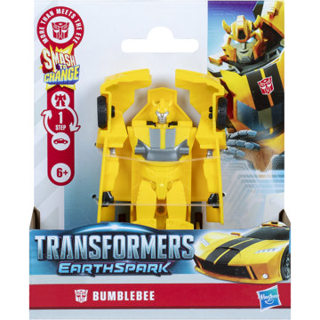 

Transformers Earthspark 1-Step Smash Changers Bumblebee