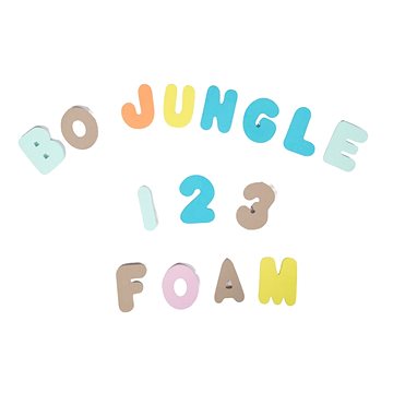 

Bo Jungle Pěnové hračky do vany Číslice a písmena 36 ks