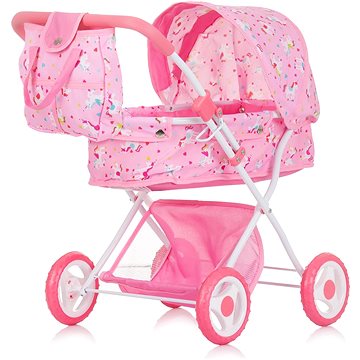

CHIPOLINO Hluboký kočárek pro panenky Dora Unicorn