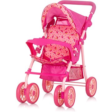 

CHIPOLINO Sportovní kočárek pro panenky Dolly Cupcakes